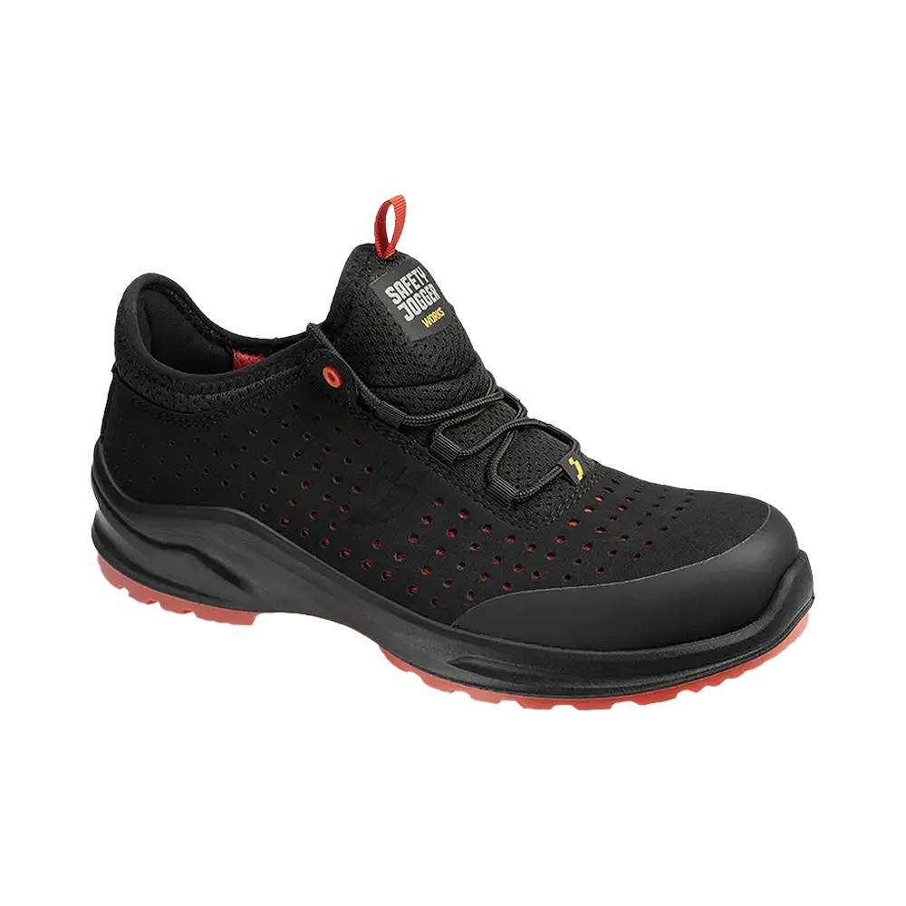 MODULO S1PS Niske radne cipele crno/crvena