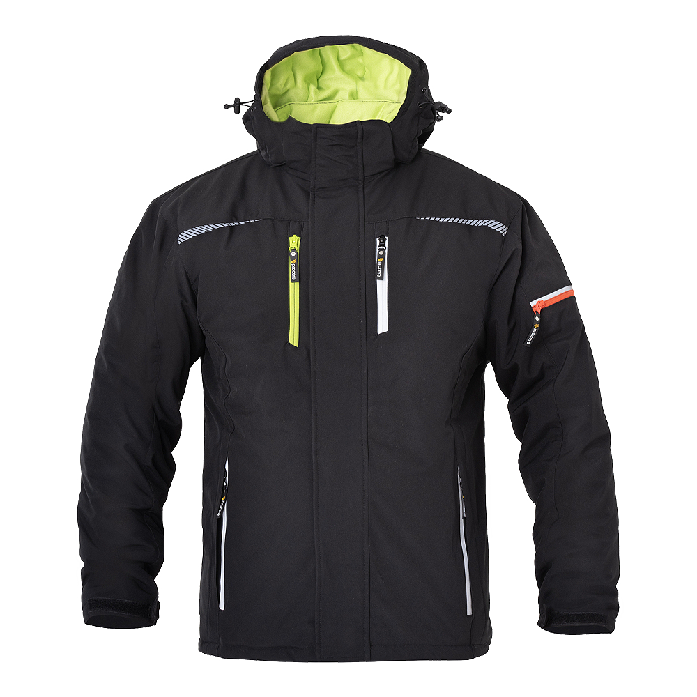 Procera ODYSSEY softshell crna zimska radna jakna 