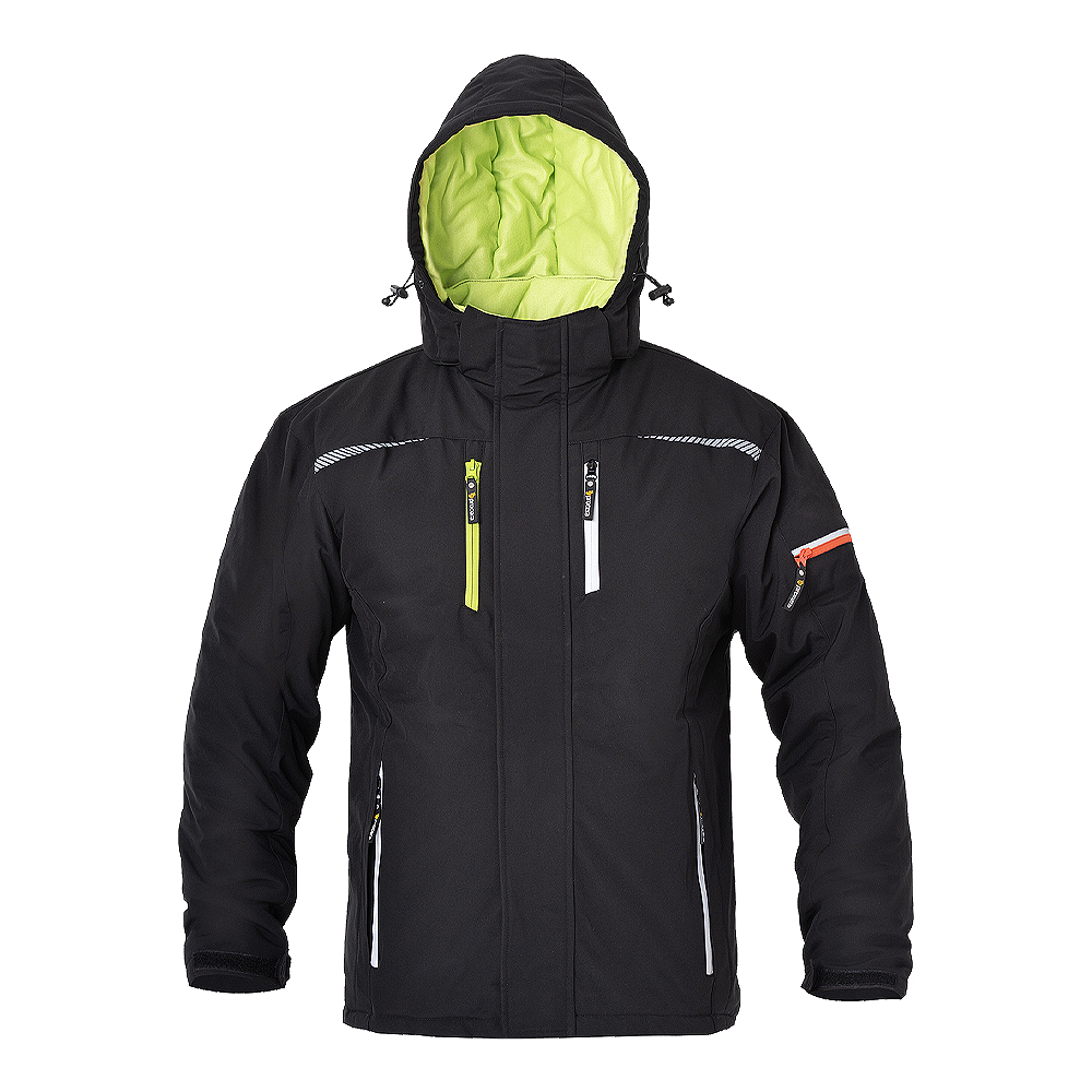 Procera ODYSSEY softshell crna zimska radna jakna s kaupljacom