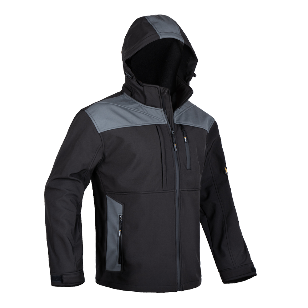 VOYAGER Softshell radna jakna u crnoj boji