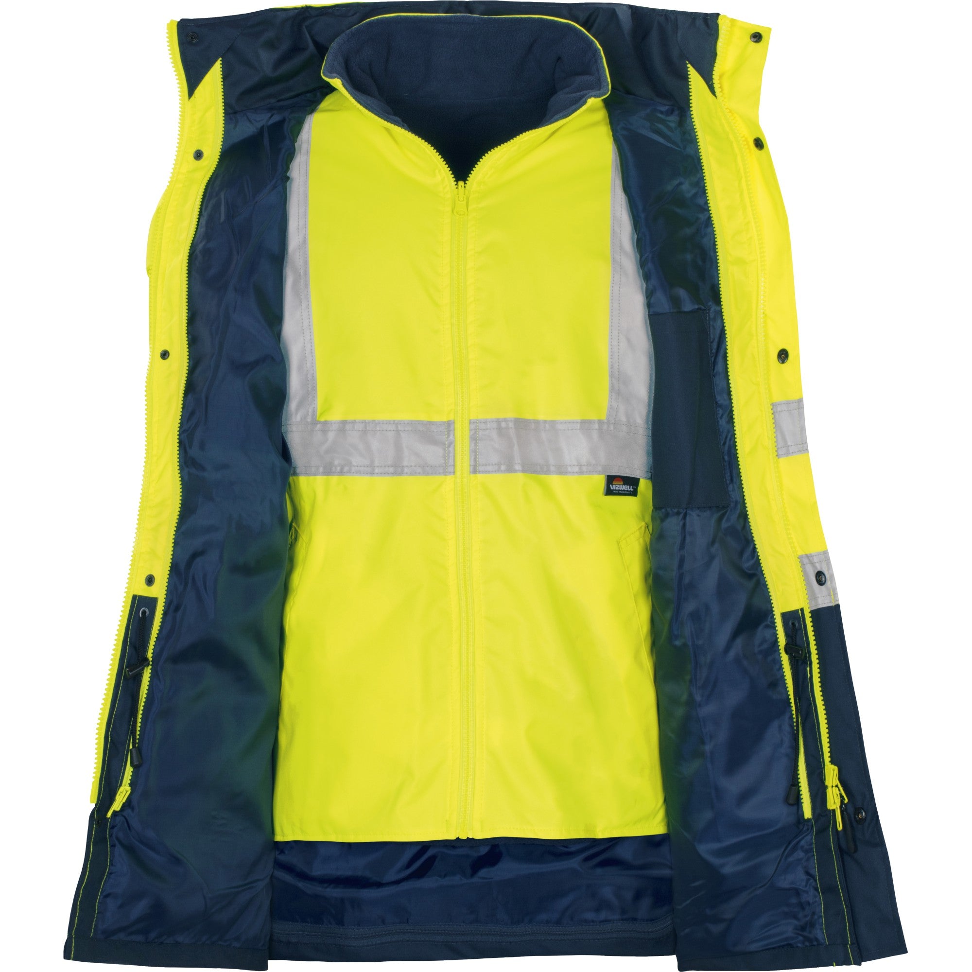 VWJK44 Zimska radna jakna HI-VIS 5u1